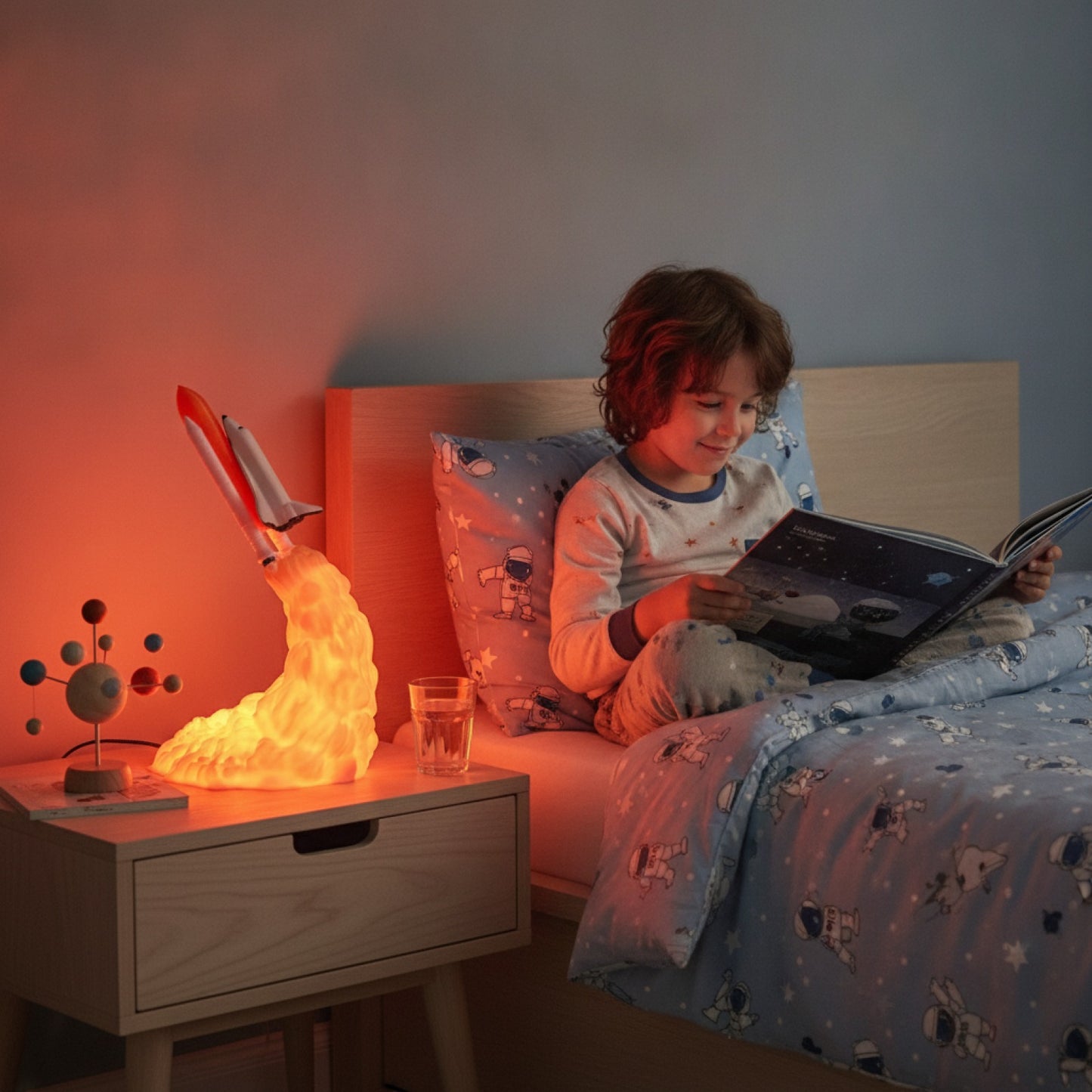 Veilleuse Ambiante <br> Fusée Spatiale