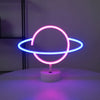 Veilleuse Planète Décorative Rose/Bleu - Lumière d'Ambiance USB/Piles