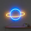 Veilleuse LED Murale Décorative Planète Rose/Bleu - Cadeau Idéal pour Chambre d'Enfant et Salle de Jeu