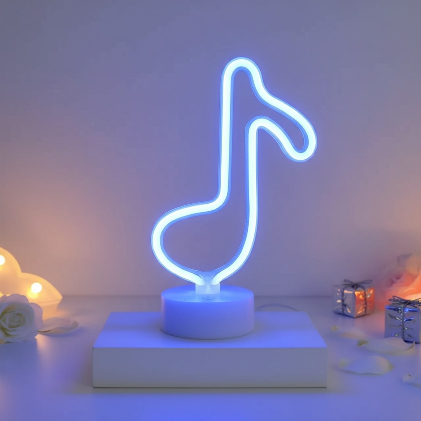 Veilleuse Néon LED USB/Batterie pour Décoration de Chambre, Fête, Mariage - Idée Cadeau Saint-Valentin & Fête des Mères