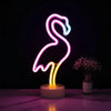 Veilleuse LED Flamingo - Décoration Lumineuse USB/Batterie pour Fête, Cadeau Saint-Valentin