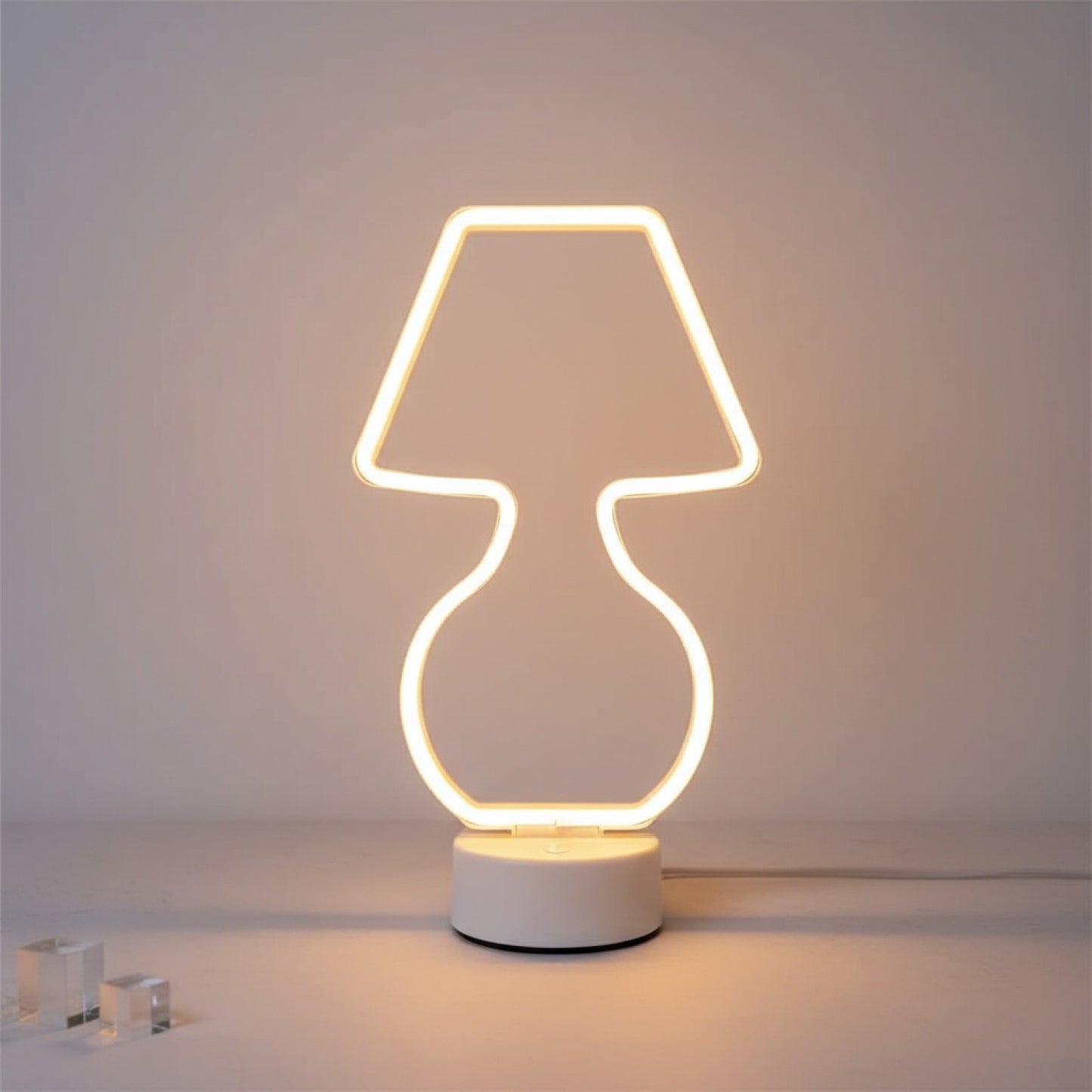 Veilleuse Néon LED USB/Piles - Décoration Festive et Cadeau Idéal