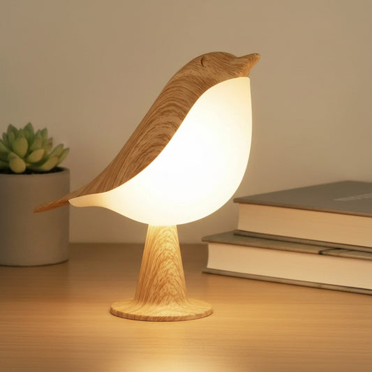 Veilleuse LED Tactile Style Art Déco - Rechargeable, Dimmable, Sans Fil pour Toutes Pièces