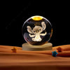 Veilleuse Lilo & Stitch Disney 3D en Cristal - Lampe LED Cadeau Enfant