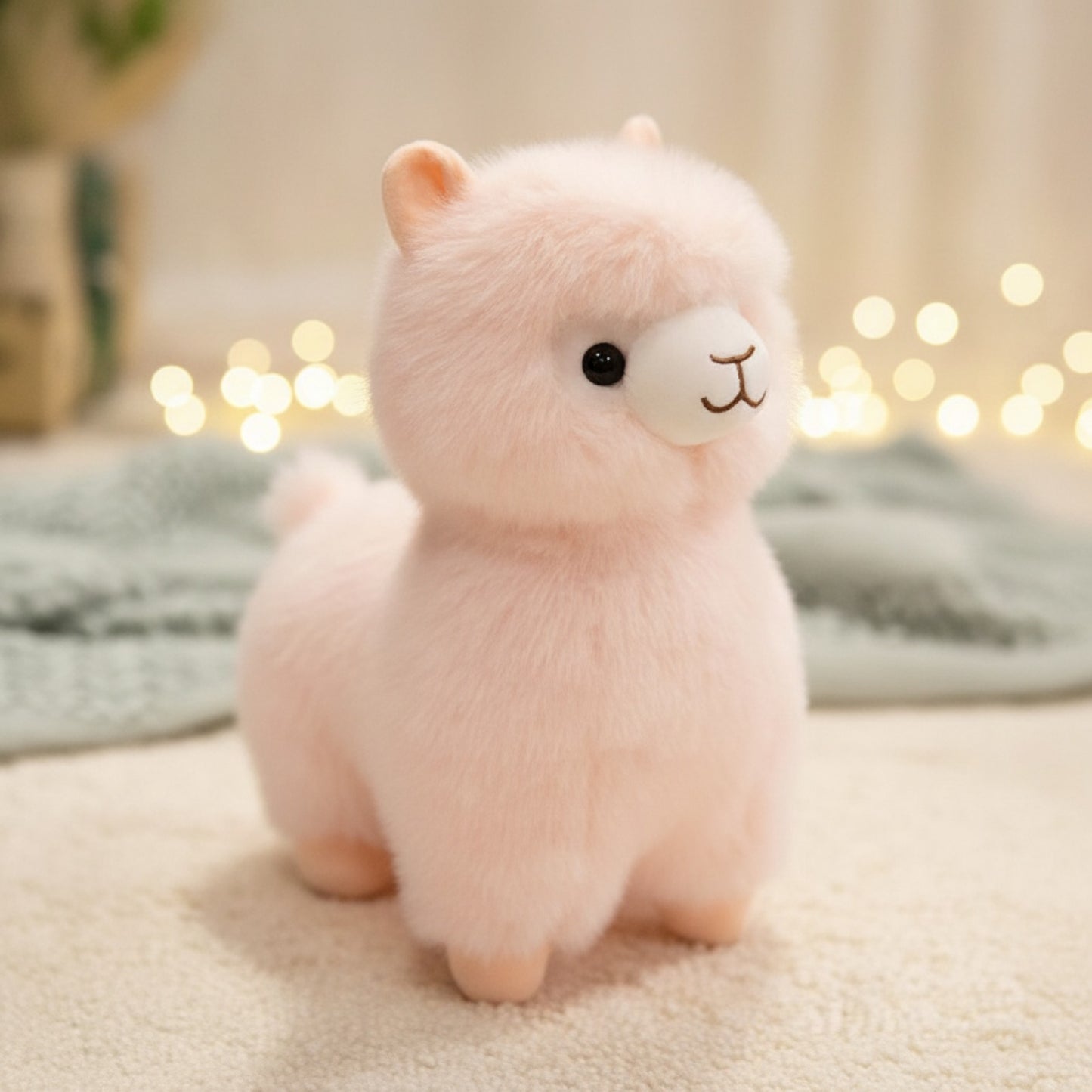 Veilleuse Peluche Alpaga Douce 27cm - Compagnon Lumineux Enfant