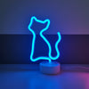 Veilleuse Néon LED Chat - Lumière d'Ambiance USB/Batterie pour Chambre et Fête