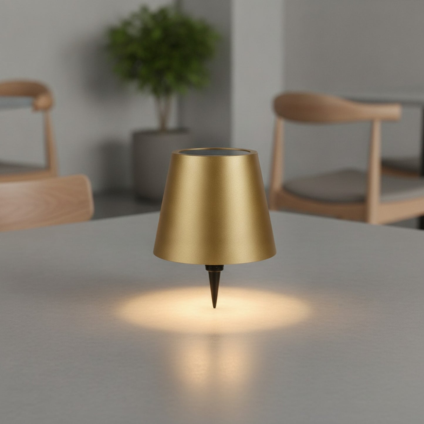 Veilleuse LED Rechargeable AITHEA, Lampe de Table Tactile sans Fil pour Bar, Restaurant, Décoration