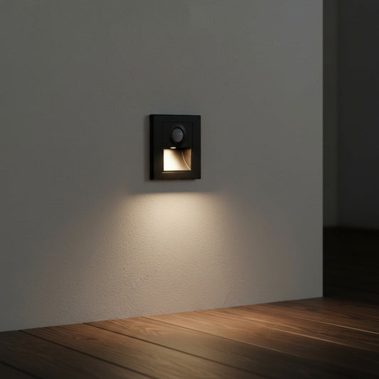 Veilleuse LED Murale avec Détecteur de Mouvement et Luminosité AC 110-240V
