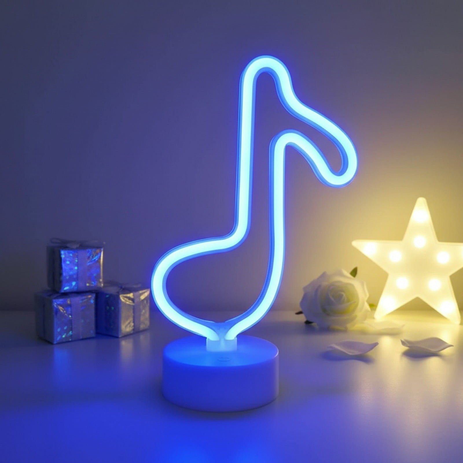 Veilleuse Néon LED USB/Batterie pour Décoration de Chambre, Fête, Mariage - Idée Cadeau Saint-Valentin & Fête des Mères
