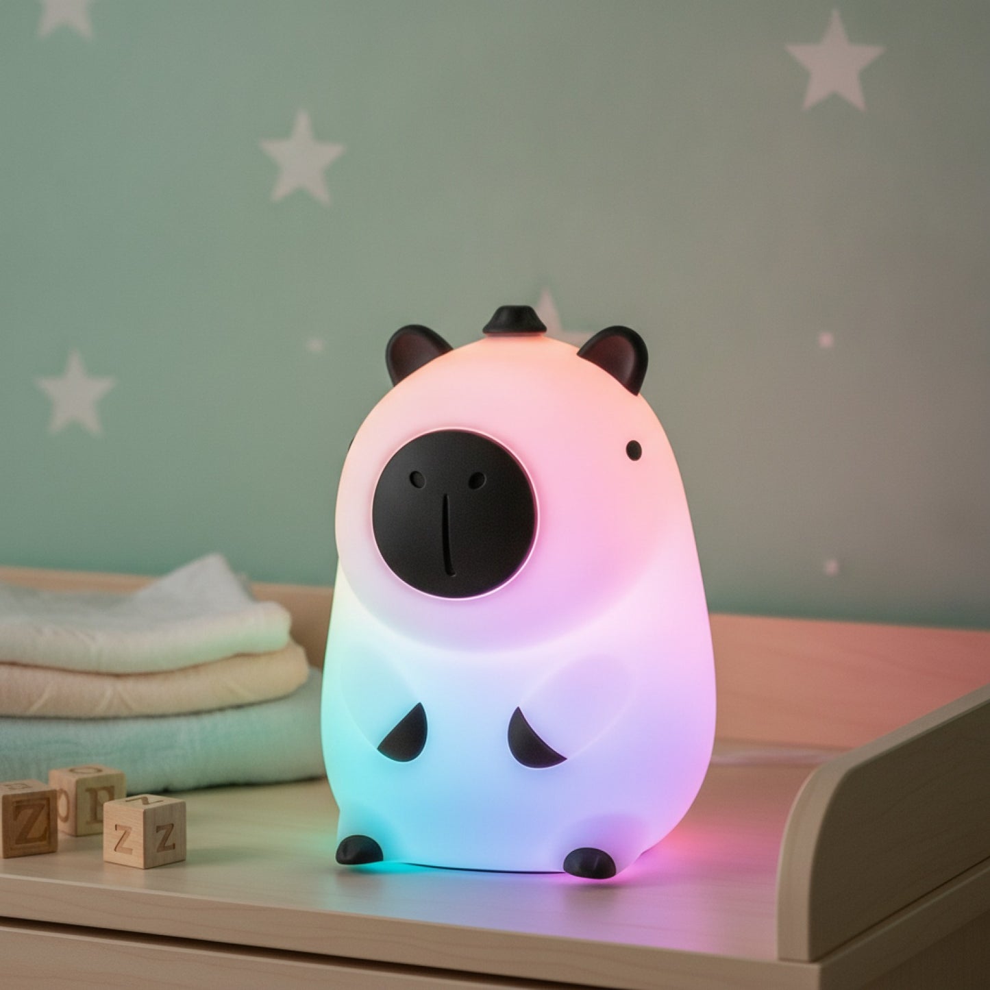 Veilleuse Silicone Animal Rechargeable - Douce Lumière pour Chambre d'Enfant