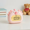 Veilleuse Réveil LED Enfant Mignon Capybara avec Affichage Température Rechargeable