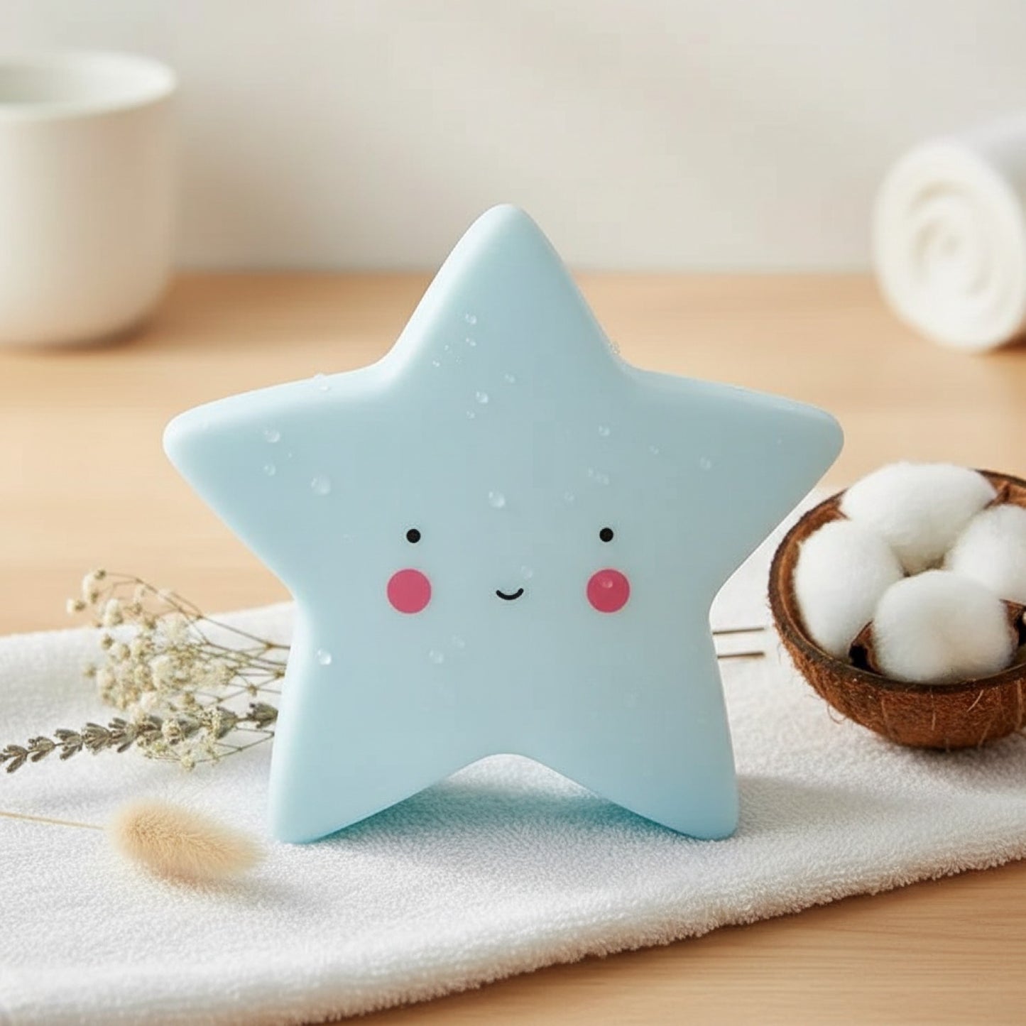 Veilleuse LED Mini Fantaisie Étoile et Lune - Décoration Chambre Bébé & Cadeau Enfant