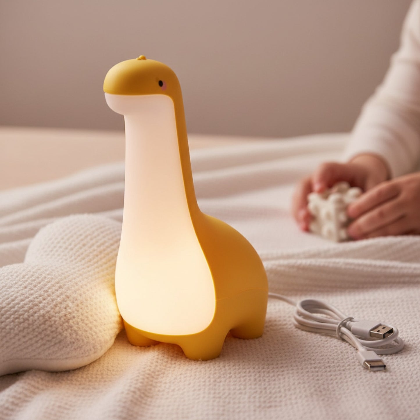 Veilleuse Dinosaure Douce et Nomade pour Enfant