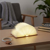 Veilleuse LED Créative Pliable RGB Rechargeable USB, Lampe Livre Décorative pour Chambre, Bureau - Cadeau Anniversaire Enfant