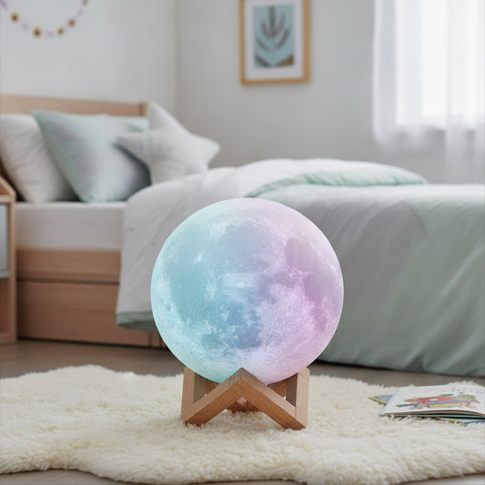 Lampe Lune 3D <br> Lampe de Chevet Tactile