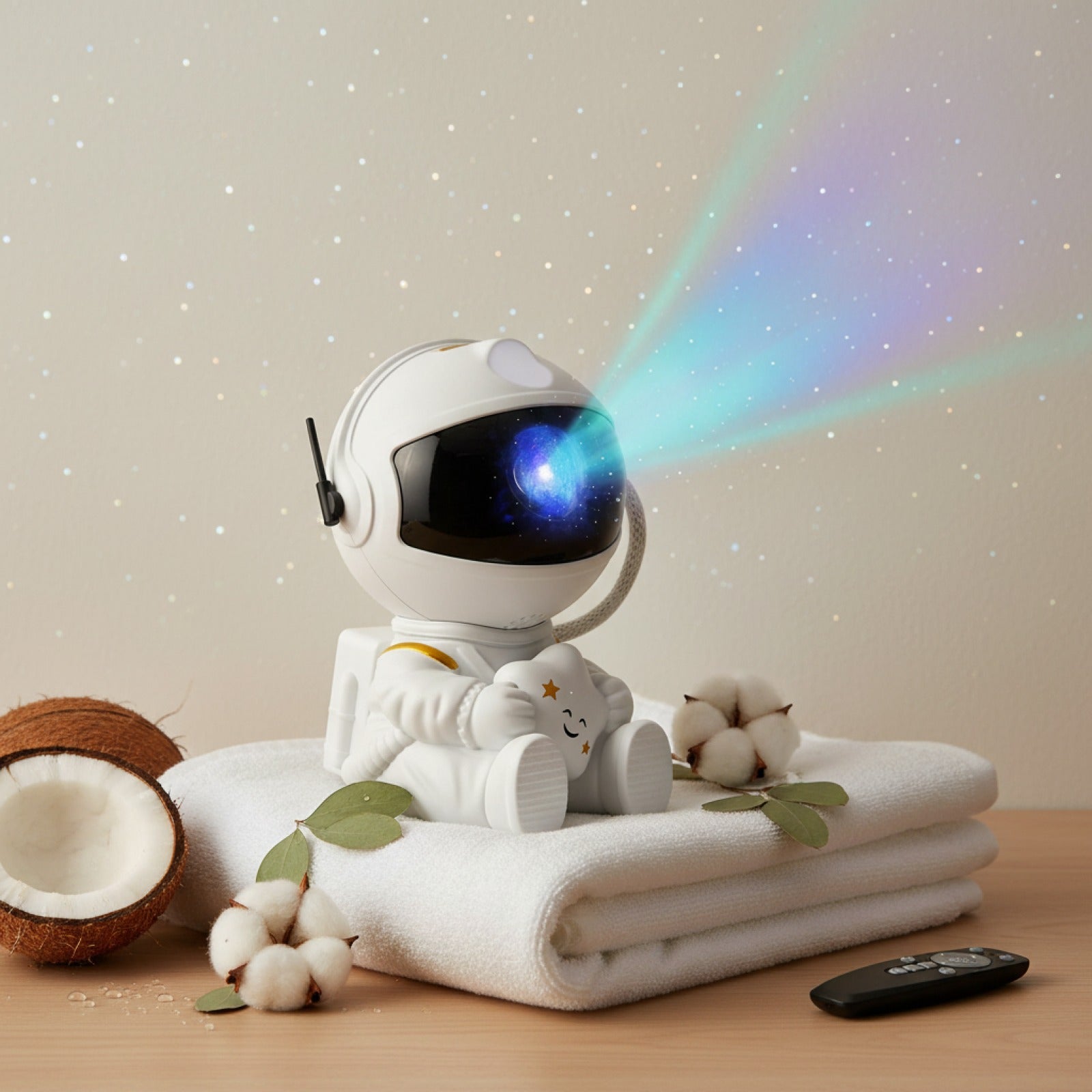 Veilleuse Projecteur Astronaute Stellaire : Ciel Étoilé Magique pour Enfants