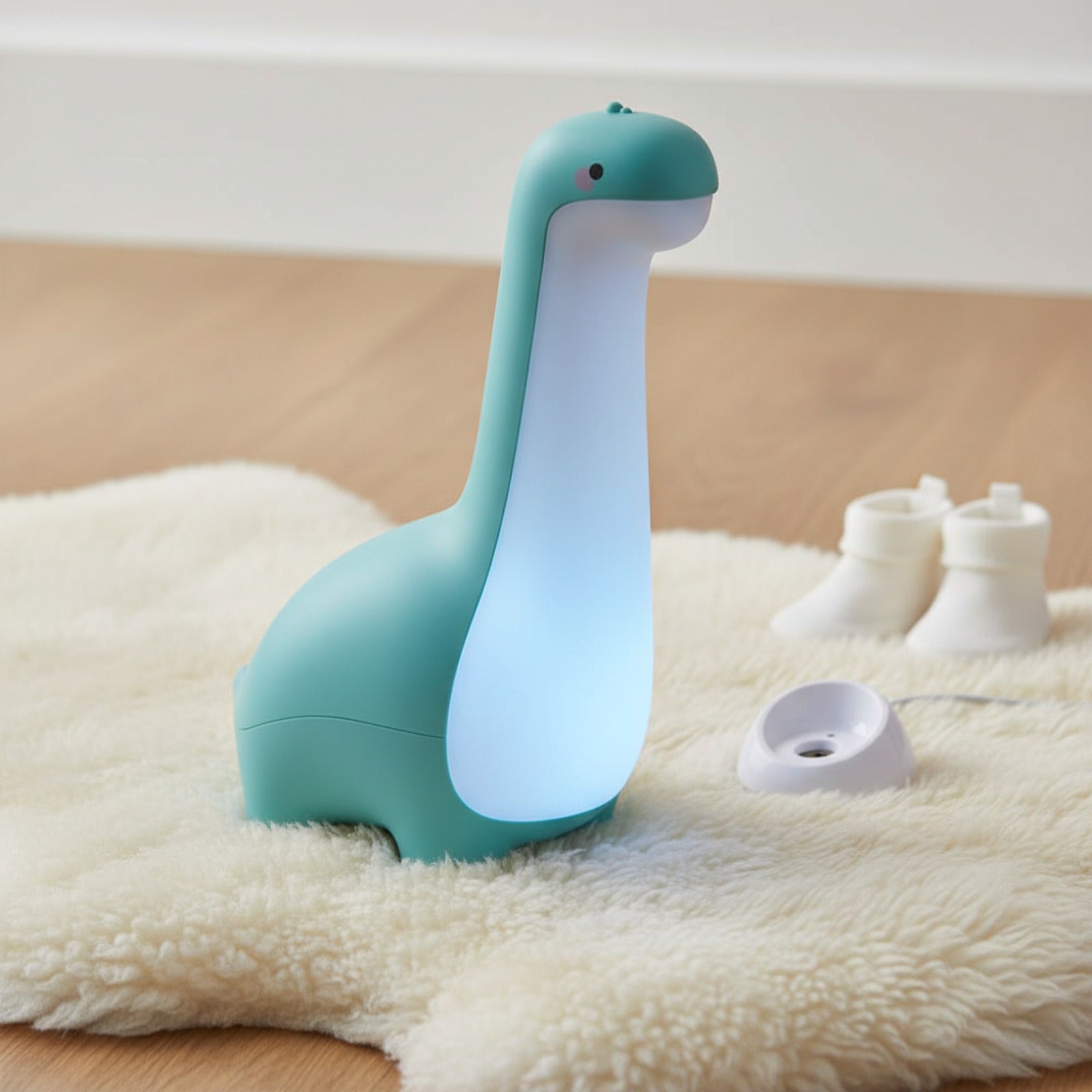 Veilleuse Dinosaure Nomade et Rechargeable - Douceur et Sécurité pour Bébé