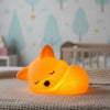 Veilleuse Renard "Le Petit Renard Dormeur" - Douce Lumière Réglable pour Bébé