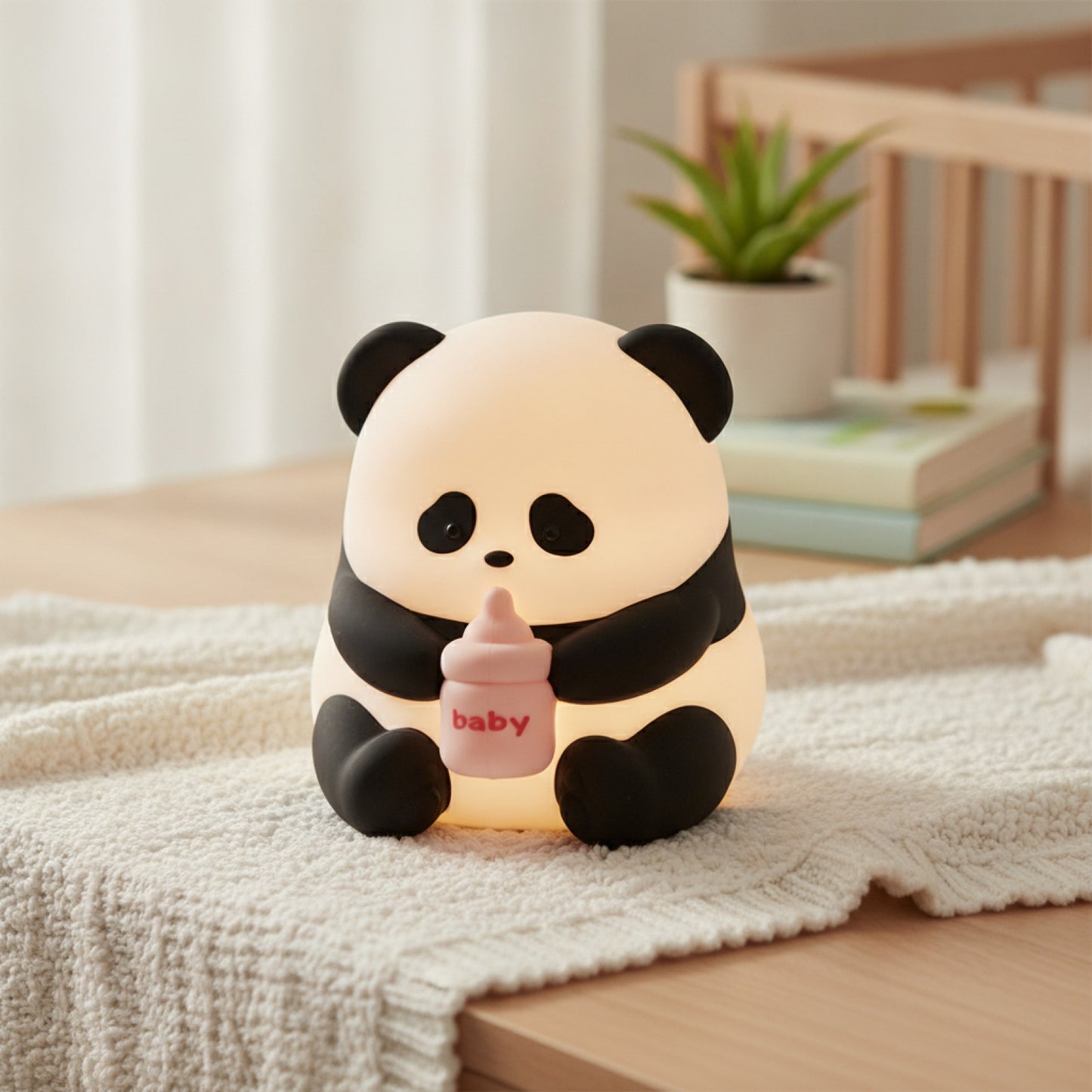 Veilleuse LED Panda Silicone Rechargeable - Décoration Kawaii & Cadeau Original