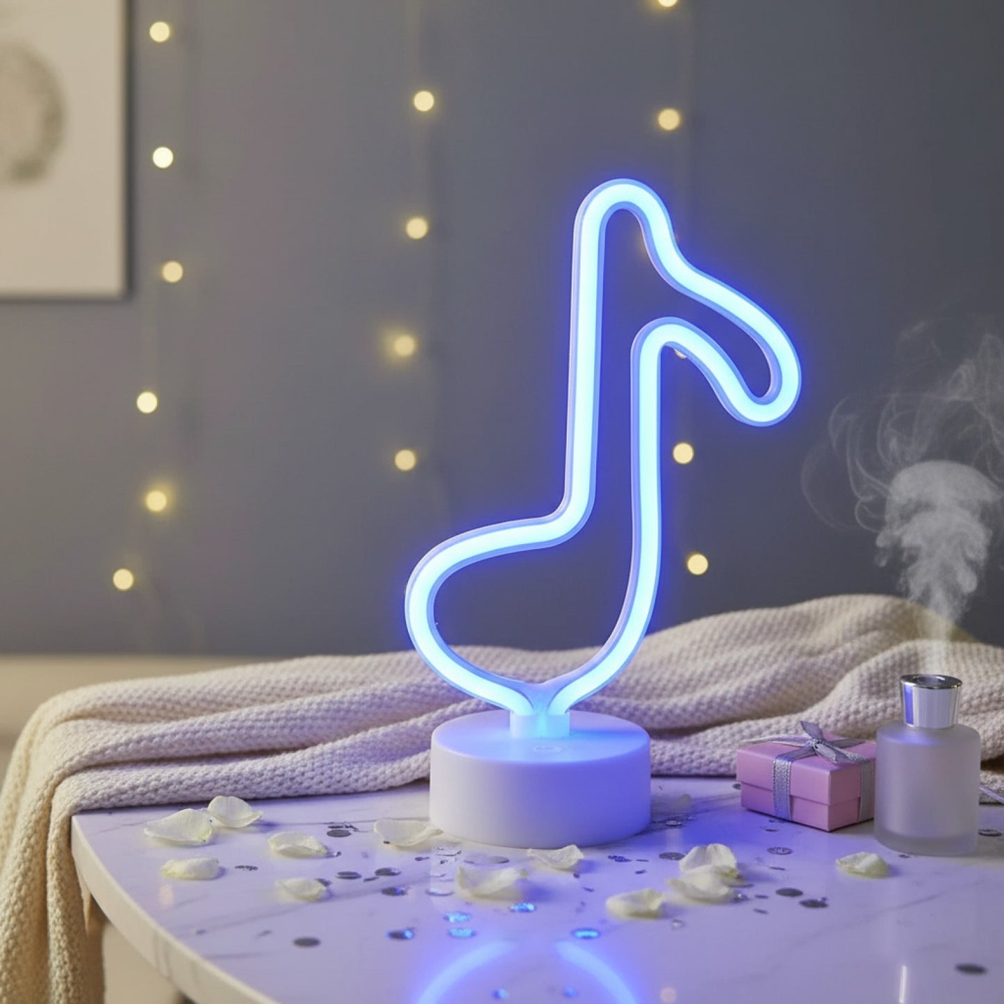 Veilleuse Néon LED USB/Batterie pour Décoration de Chambre, Fête, Mariage - Idée Cadeau Saint-Valentin & Fête des Mères