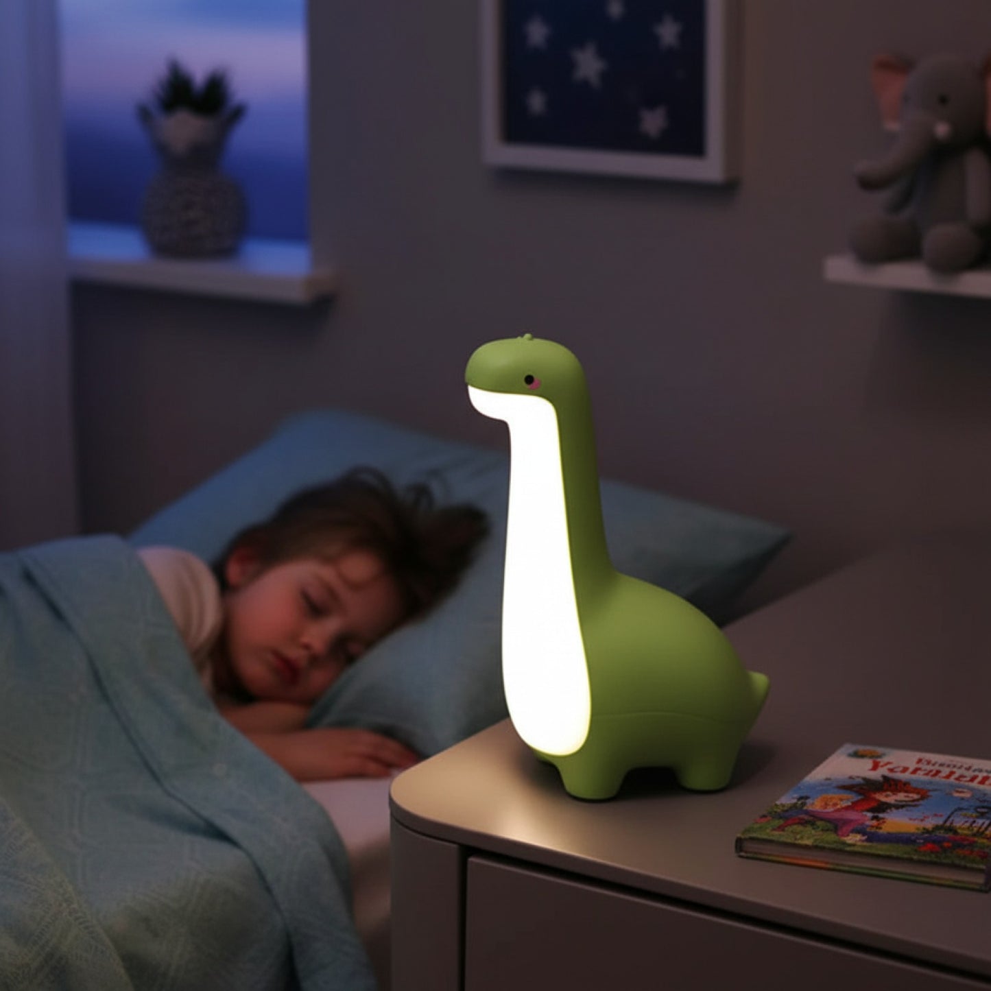 Veilleuse Dinosaure Nomade et Souple pour Enfant