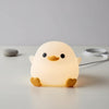 Veilleuse LED Silicone Canard Mignon pour Enfants - Lampe de Nuit Tactile USB Rechargeable