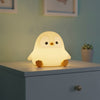 Veilleuse LED Pingouin Mignonne Rechargeable - Lampe de Chevet Dimmable pour Chambre d'Enfant et Dortoir