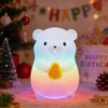 Veilleuse Animale en Silicone Rechargeable - Lampe de Chevet Douce pour Chambre d'Enfant