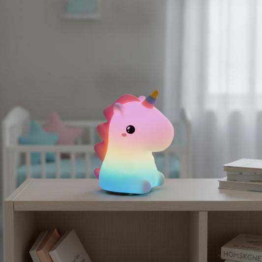 Veilleuse Animale Silicone Rechargeable pour Chambre d'Enfant