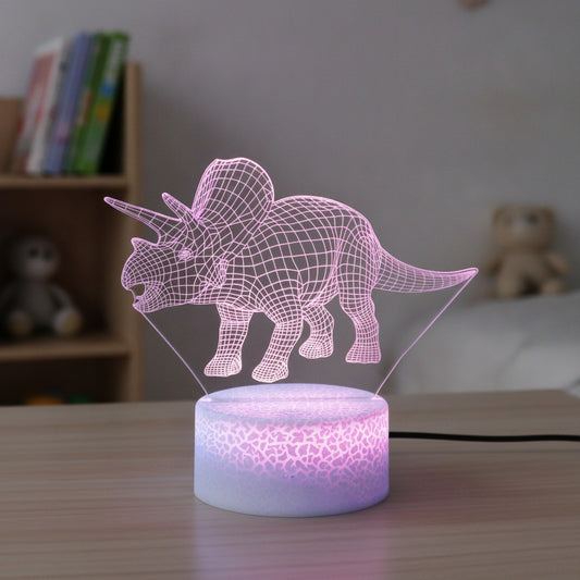 Veilleuse LED 3D Dinosaure Spinosaurus pour Chambre d'enfant - Cadeau Anniversaire