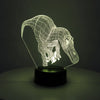 Veilleuse LED 3D Dinosaure Spinosaurus - Lampe de Chevet pour Enfant, Décoration Chambre, Cadeau Anniversaire