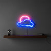 Veilleuse LED Néon "Fire Moon Star" - Décoration Murale Lumineuse pour Chambre