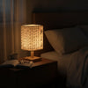 Lampe de Table LED Carrée Style Chinois Dimmable
