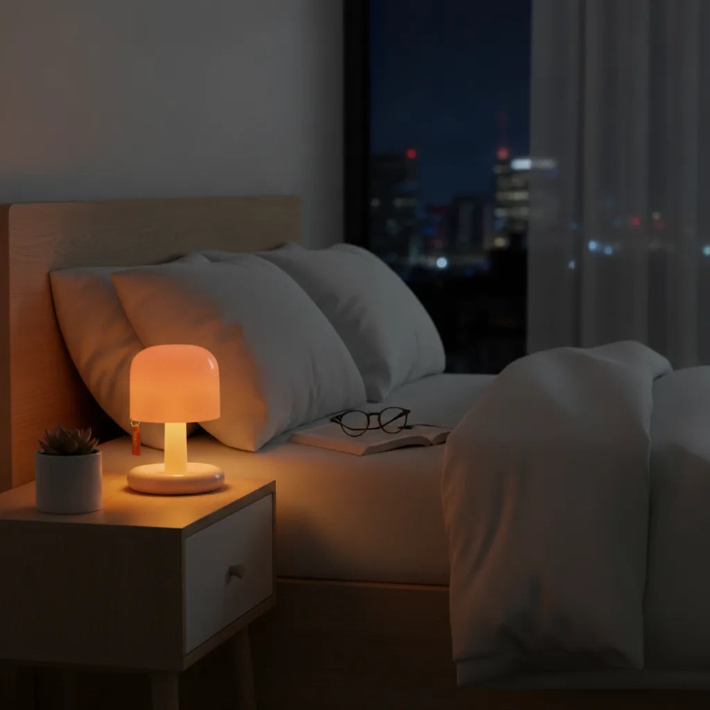 Mini Lampe Champignon : Ambiance Douce Rechargeable