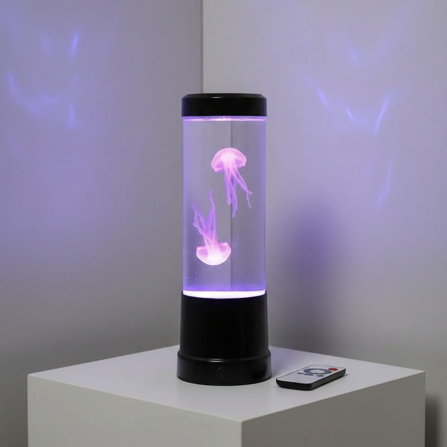 Veilleuse Lampe Méduse LED avec Télécommande - 8 Couleurs Changeantes pour Décoration d'Intérieur