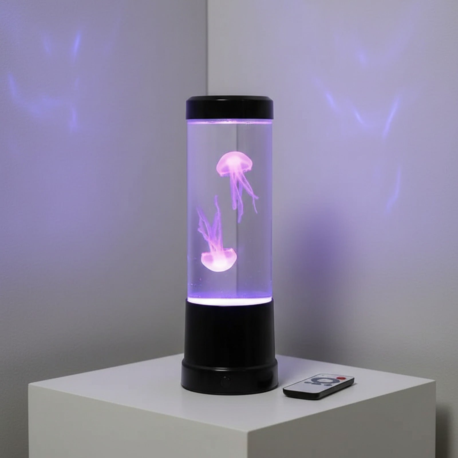 Veilleuse Lampe Méduse LED avec Télécommande - 8 Couleurs Changeantes pour Décoration d'Intérieur