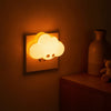 Veilleuse LED Nuage avec Détecteur de Mouvement - Lumière Chaude pour Chambre d'Enfant, Couloir, Escalier