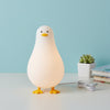 Veilleuse Canard LED Rechargeable en Silicone - Lampe de Chevet Cartoon pour Chambre d'Enfant