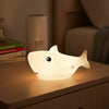 Veilleuse LED Requin Mignon - Rechargeable USB & Lampe d'Ambiance pour Chambre d'Enfant