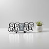 Veilleuse Horloge Murale LED Digitale 3D : Affichage Heure, Date et Température