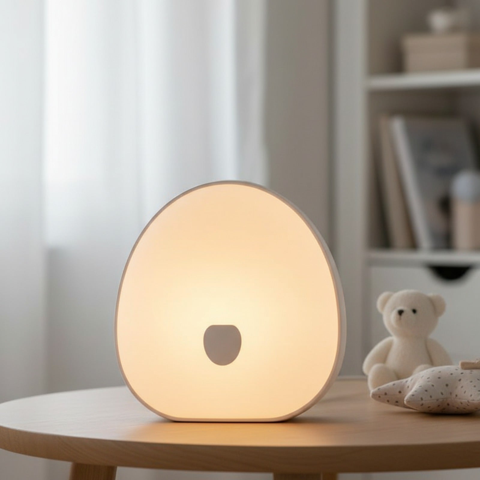 Veilleuse Bébé RGB avec Bruit Blanc et Lumière d'Ambiance Rechargeable