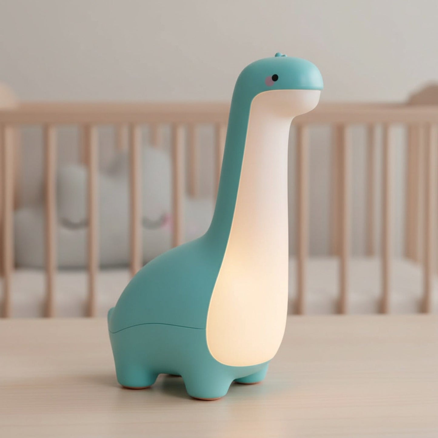 Veilleuse Dinosaure Nomade et Rechargeable - Douceur et Sécurité pour Bébé