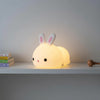 Veilleuse Lapin Câlin Tactile et Rechargeable pour Enfant